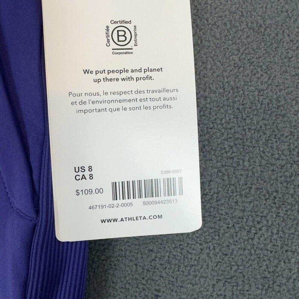 NWT Athleta Brooklyn Lined Pants Purple/ Noble Blue Sz: 8  #467191-02 NWT - Picture 5 of 15